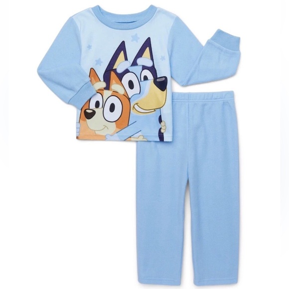 Bluey Other - Bluey Boy 2-Piece Baby Pajama Set Long Sleeves - 18 Months